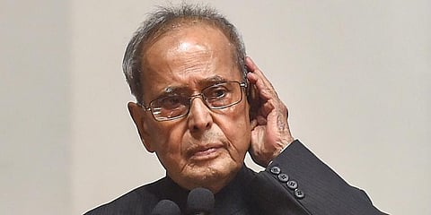 Late President Pranab Mukherjee (Photo | PTI)