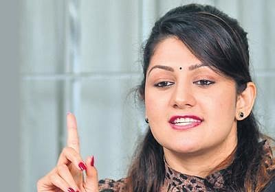 Radhika Kumaraswamy appears before cops for questioning over Rs 15 lakh transaction with conman