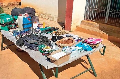 The seized maoist articles