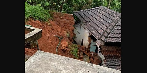 The house of Sumayya at Mathamkulam near Karipur.