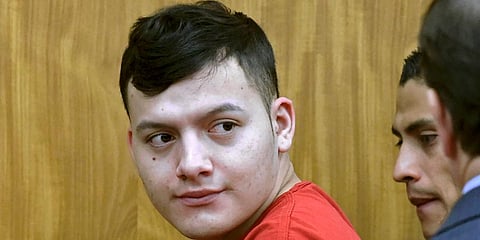 Wilber Ernesto Martinez-Guzman, from El Salvador, appears in Washoe District Court in Reno, Nevada. (Photo | AP)