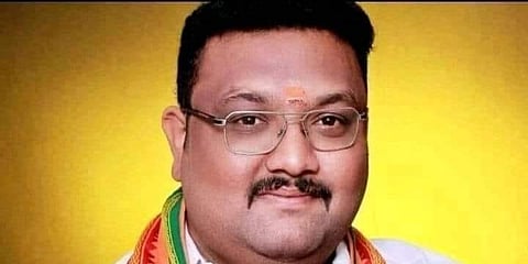 D.Karthik had contested for the post of a ward member in Periyanaickenpalayam union in Coimbatore district. (Photo | Twitter)
