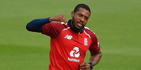 England fast bowler Chris Jordan (File photo| AFP)