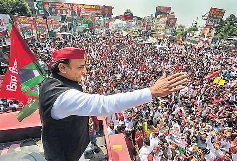 Sources say Akhilesh Yadav hinted at a merger with Shivpal’s party | PTI