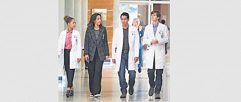 A scene from the show