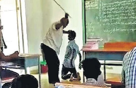 A videograb of the incident in Cuddalore | Express