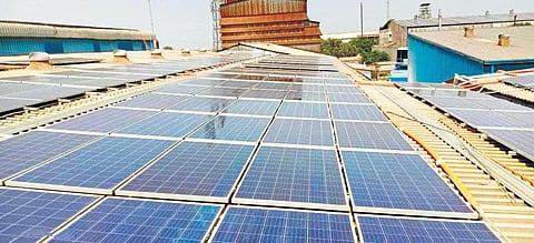 About 150 industralists have put up their own solar power systems. (File photo| EPS)