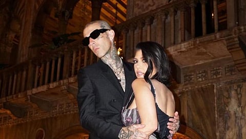 Travis Barker (L) and Kourtney Kardashian (R). (Photo | Instagram)