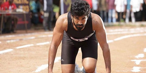 Aadhi on the sets of 'Clap'. (Photo| Cinema Express)