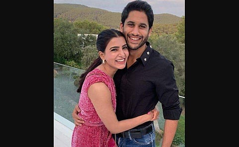 Samantha and Naga Chaitanya. (Photo | Instagram)