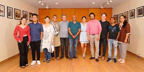 The cast and crew of 'Music School'