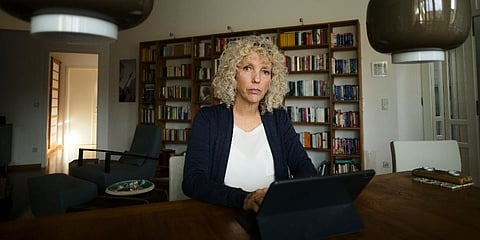Jennifer Morgan, Executive Director of Greenpeace International poses for a photo during an interview with the Associated Press in Berlin, Germany, Thursday, Oct. 21, 2021. (Photo | AP)