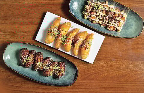 Dynamite Prawns and Chicken Wings