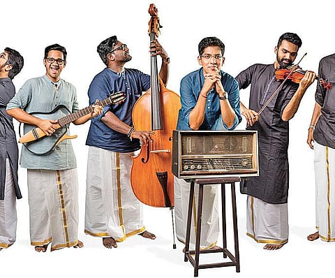 The members of Chennai-based music group, Staccato