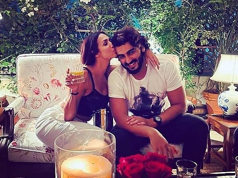 Arjun Kapoor with Malaika Arora (Photo | Arjun Kapoor, Instagram)