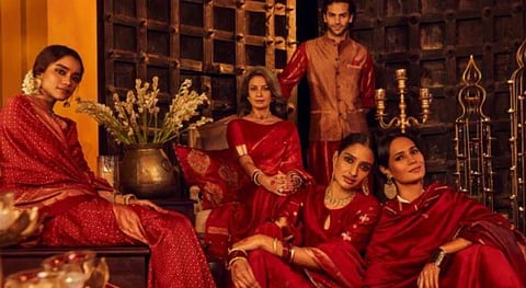 A glimpse from the FabIndia promo before it was taken down. (Video Screengrab)