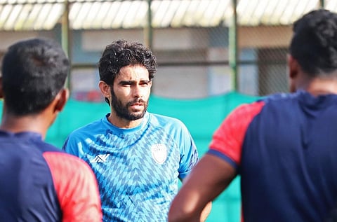 NorthEast United FC head coach Khalid Jamil (Photo | Twitter/@NEUtdFC)