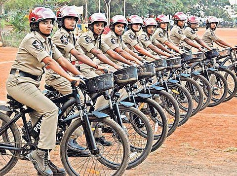 A group of Sthree Sakthi cops, (File Photo)