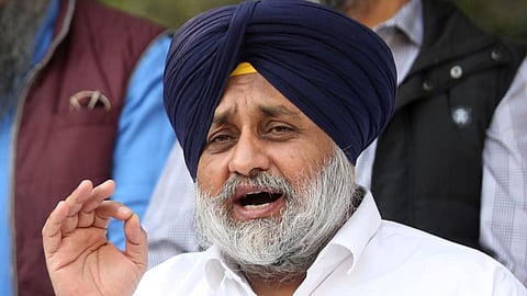 Shiromani Akali Dal president Sukhbir Singh Badal
