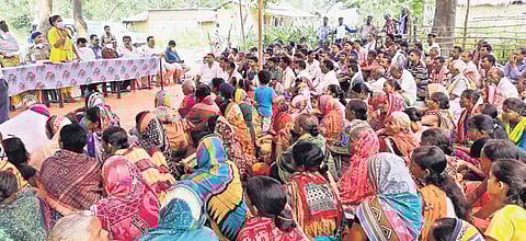 The palli sabha meeting at Kurumkel village on October 8 | Express
