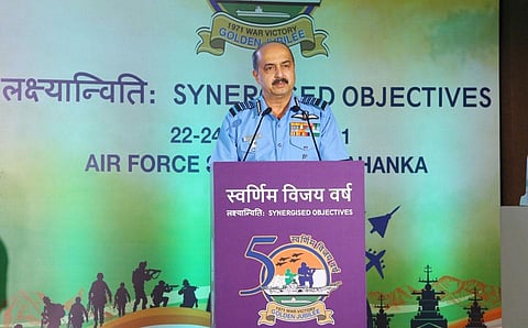 IAF Chief Marshal VR Chaudhari.