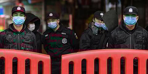 Wuhan Police (Photo | AP)