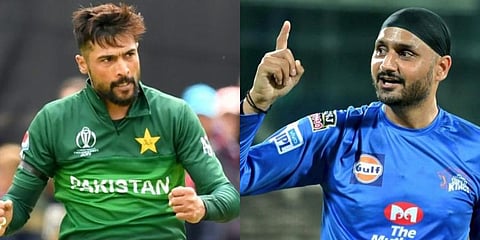 Mohammad Amir and Harbhajan Singh (File Photos)