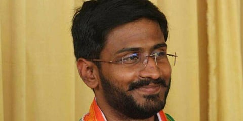 NSUI Telangana president Balmoor Venkat Narsing Rao (Photo| Facebook)