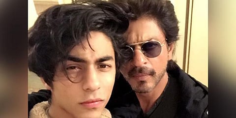 Bollywood actor Shah Rukh Khan with his son Aryan Khan (Photo | Shah Rukh Khan Instagram)