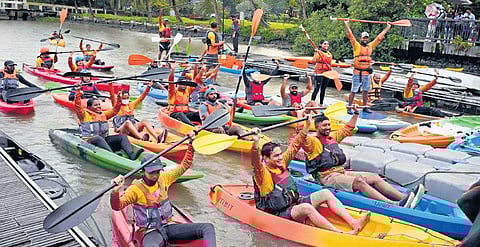 Organisations including Cochin Paddle Club are trying to get more youngsters interested in water sports