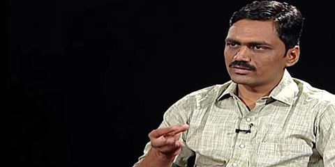 Patidar Anamat Andolan Samiti head Alpesh Kathiriya (Photo | YouTube screengrab)