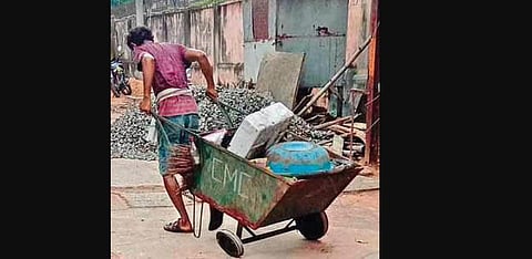 CMC sanitation worker