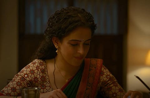 Sanya Malhotra in a still from 'Meenakshi Sundareshwar' (Photo | YouTube screengrab)