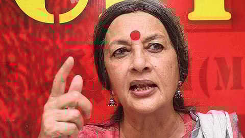 Brinda ‘criticises’ CPM state leadership’s soft stance on MLA Mukesh in Kerala 
