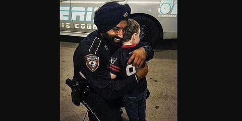 Slain Indian-American Sikh cop Sandeep Singh Dhaliwal (Photo | AP)