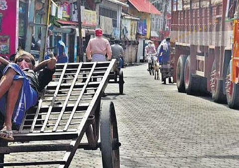 Deserted streets of Mattanchery | FILE PIC