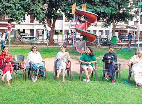 A Chandigarh meet of members of Warrior Moms (Photo| EPS)