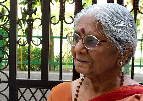 Author Mannu Bhandari. (Photo | Facebook)