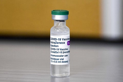 A vial of of the AstraZeneca COVID-19 vaccine. (Photo | AP)