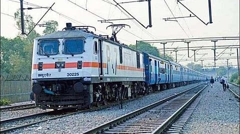 The economic blockade paralysed rail traffic for around three hours. (Representational Photo | PTI)