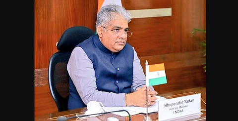 Union Minister Bhupender Yadav