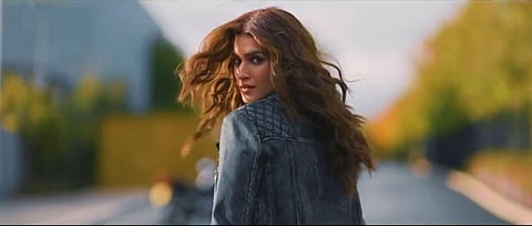 Kriti Sanon in a still from 'Ganapath'. (Photo| Twitter screengrab)