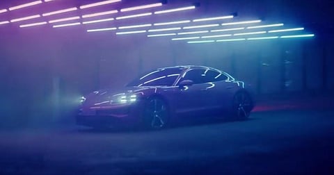 Porsche's all-electric Taycan.