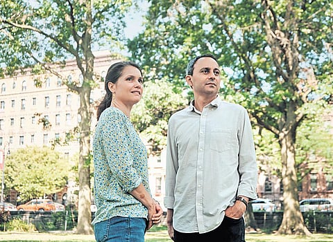 Author Akash Kapur (right) with his wife Auralice Graft