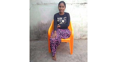 A Reshma, whose left leg was amputated due to bone cancer | Express