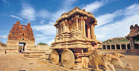 The book includes details in depth — starting with how Hampi was under the edifice of Kalamukha and Pasupatha (a Shaivite section) in the early 12th century even before Krishnadevaraya took over.