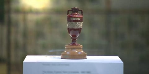 The Ashes urn (Photo | YouTube screengrab)