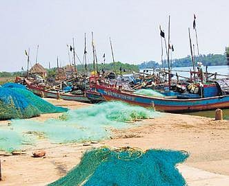 The deserted fishing jetty at Kharinashi in Kendrapara (Photo | Express)