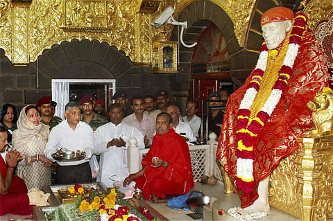 Shirdi Saibaba Temple in Maharashtra. (Photo | EPS)