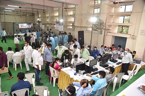 Prohibitory orders under Section 144 CrPC have been imposed within 200 metre radius of the counting centres. (Photo | Express)